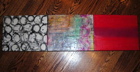 Art for Coffee's Sake: "4: Part II", Encaustic on Wood Box Sans Lid 11 3/4 x 9 1/4 x 3 (x3 pieces)