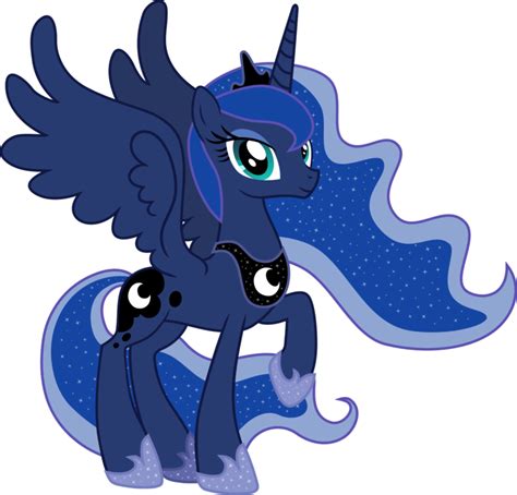 Luna. The black part is not Luna's cutie mark. The moon in the middle ...