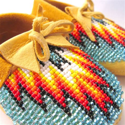 Pin by Cowboys & Indians Magazine on Kids Fashion & Décor | Beaded baby moccasins, Beaded ...