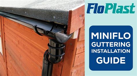 FloPlast Miniflo Guttering Installation Guide - YouTube