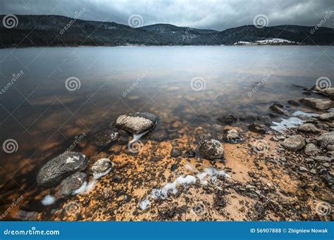 Winter on Schluchsee stock photo. Image of germany, hills - 56907888