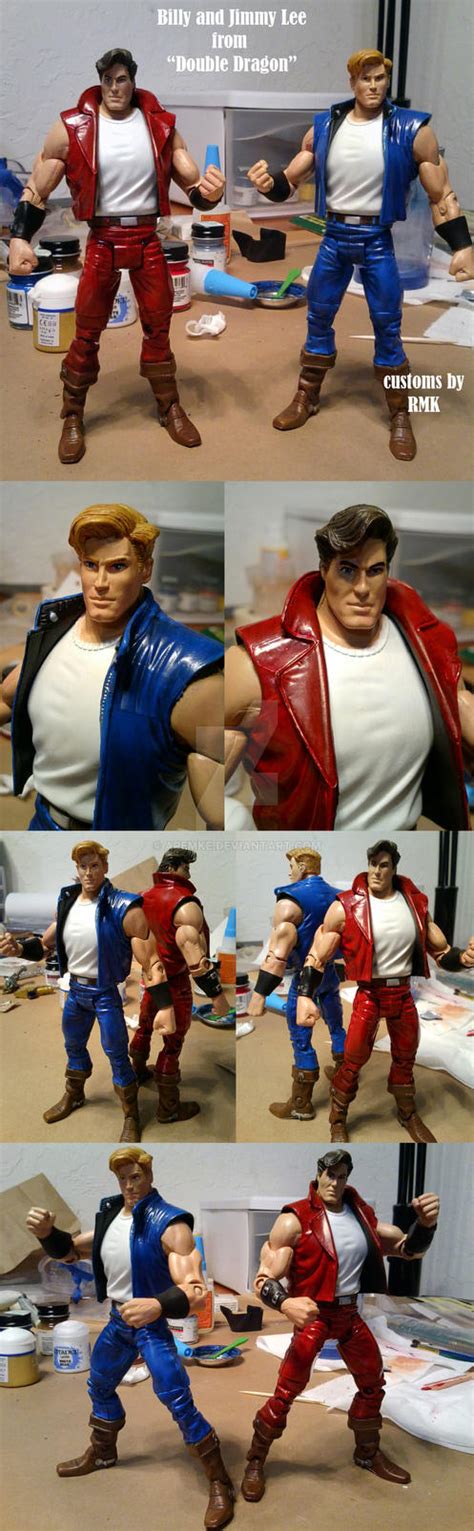 Billy and Jimmy Lee Double Dragon custom figures by Aremke on DeviantArt