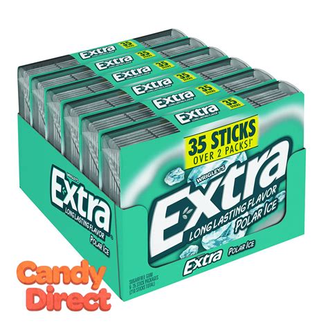 Extra Gum Polar Ice Mega Pack 4.13oz - 6ct – CandyDirect.com