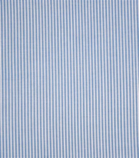 Blue & White Cotton Stripe Fabric (FC-145) - Dinesh Exports