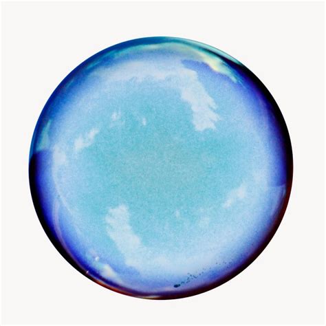 Blue bubble, aesthetic effect isolated | Free Photo - rawpixel