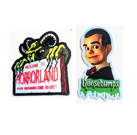 Goosebumps Slappy / Horrorland Holographic Stickers - Etsy