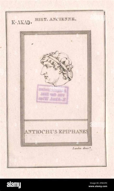 Antiochus IV. Epiphanes, King of Syria Stock Photo - Alamy