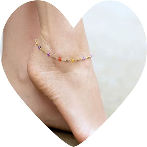 Cute Colorful Beads Anklet | Lifetime Jewelry