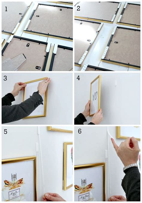 How to create a gallery wall without hammer and nails. - Little Big ...