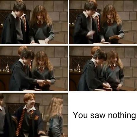 Harry Potter behind the scenes - "You saw nothing" | Harry potter ...