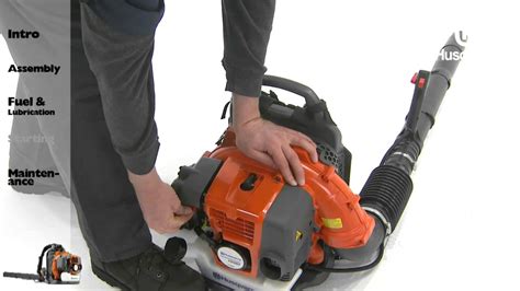 Husqvarna Backpack Blowers - Starting Instructions - YouTube