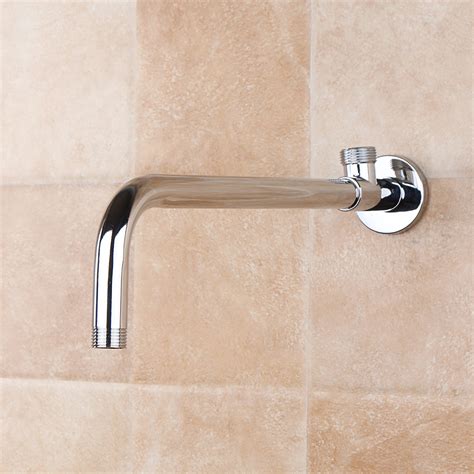 Stainless Steel Shower Extension Arm Home Bathroom Wall Mounted Shower ...