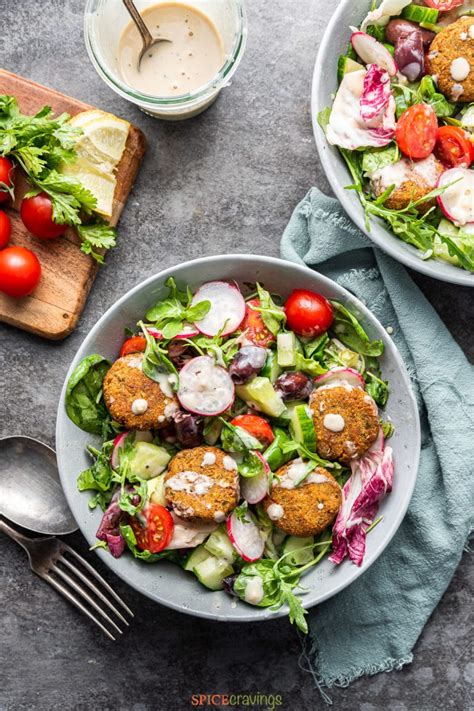 Falafel Salad - Spice Cravings