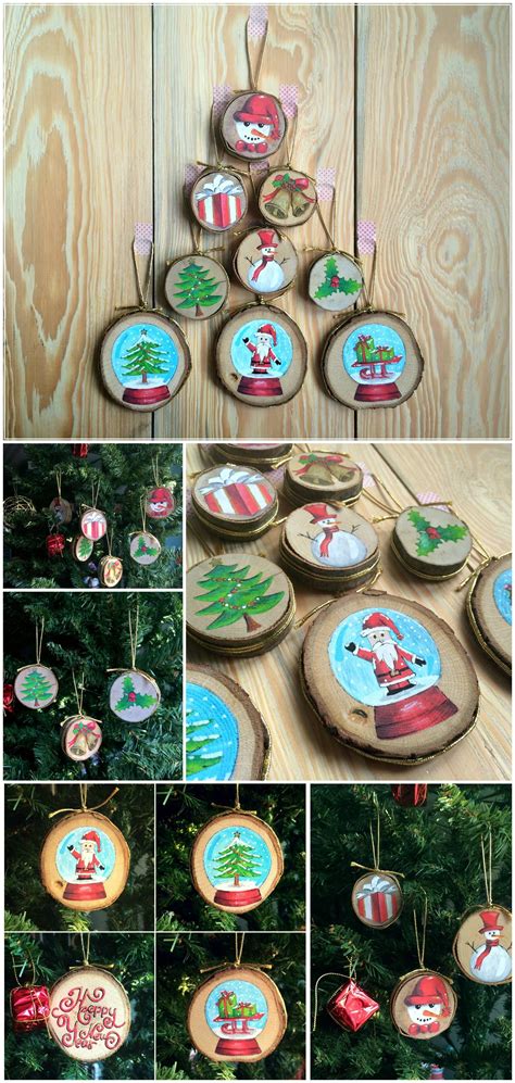 20+ Painted Wood Ornament Ideas – DECOOMO