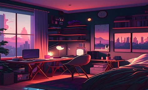 Premium AI Image | lofi bedroom aesthetic