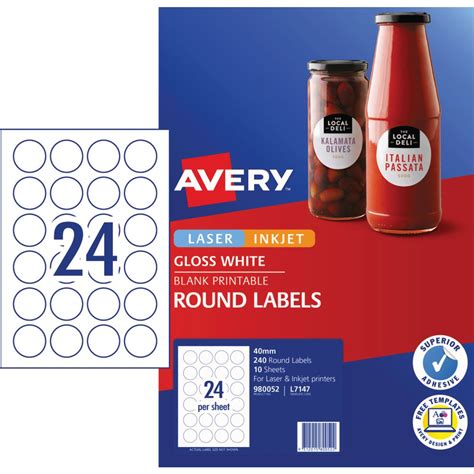 Avery 25 Round Label - Pensandpieces