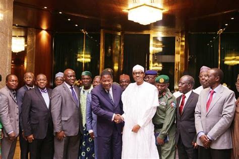 Photos: President of Benin republic visit Buhari at state house