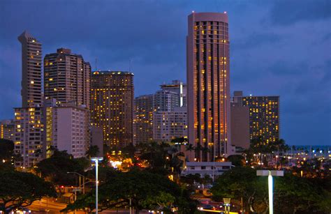 Downtown Honolulu at sunset by Robby-Robert on DeviantArt