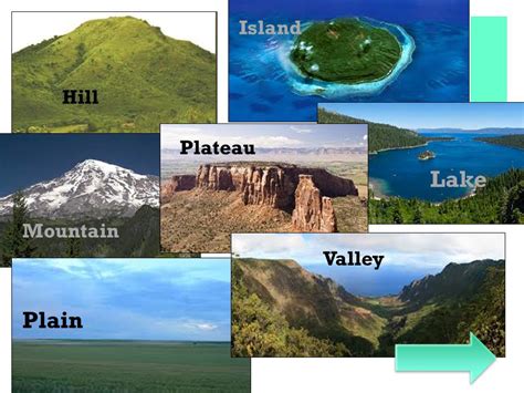 5 Types Of Landforms