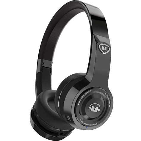 Monster Elements On-the-Ear Bluetooth Wireless DJ Headphones, Black Platinum 50644750083 | eBay