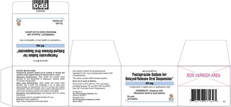 Pantoprazole Granules - FDA prescribing information, side effects and uses