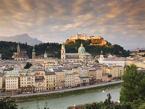 Austria Salzburg castle landscapes wallpapers and images - wallpapers, pictures, photos