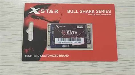 X-star Msata Ssd 64gb 128gb 256gb 512gb 1tb Mini Sata Solid State Drive For Laptop Pos Machine ...