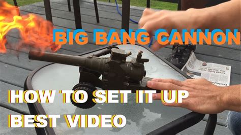 How To Use Big Bang Cannon Classic Toy Vintage - YouTube