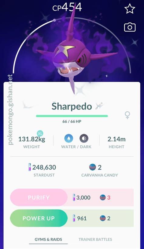 Sharpedo - Pokemon Go