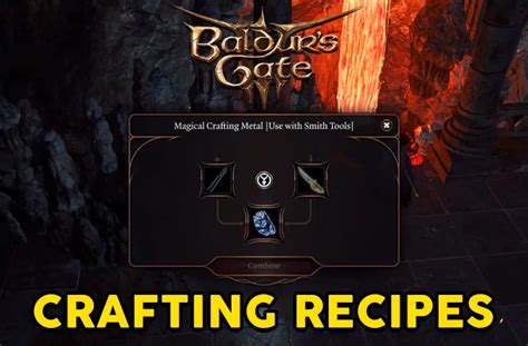 Baldur's Gate 3 Crafting Guide - Masterwork Weapon Recipes