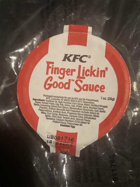 The last vile of Finger Lickin' Good sauce ? : r/kfc