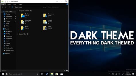 Windows 10: Dark Theme Mode Officially! - YouTube