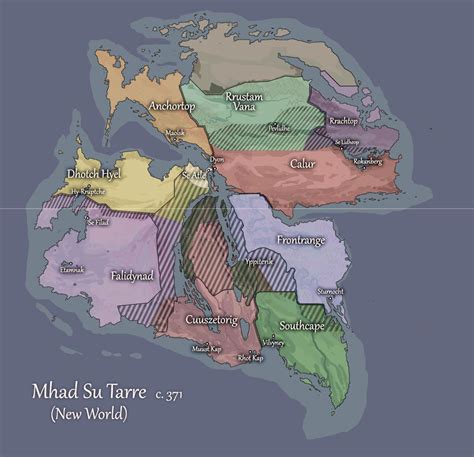 Mhad Su Tarre Political Map by Pyrosity on DeviantArt