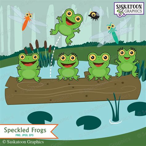 5 Little Speckled Frogs Printable