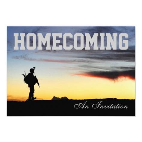 Soldiers Homecoming Invitation | Zazzle