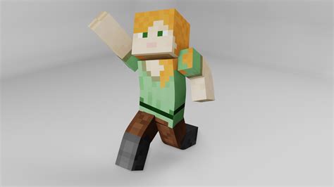 Minecraft Alex Cool Realistic Art