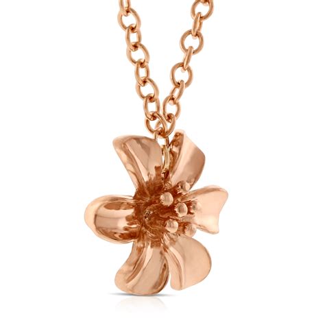 Rose Gold Flower Pendant 14K | Ben Bridge Jeweler