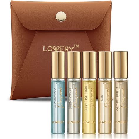 Amazon.com : LOVERY Mini Perfumes for Women Perfume Gift Set, Woody ...