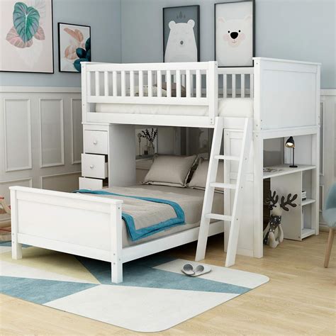 Best Wooden Loft Bed Twin With Side Ladder - Get Your Home