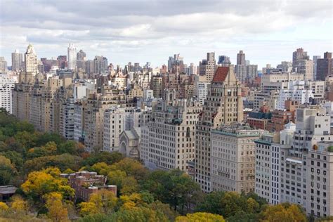 New York Skyline with Central Park Stock Photo - Image of cityscape ...