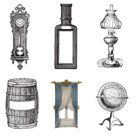 Vintage retro old things collection 3630629 Vector Art at Vecteezy