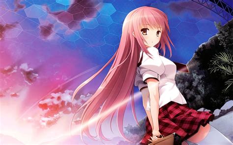 Pink Anime Girl Wallpapers - Wallpaper Cave