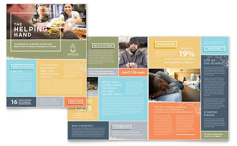 Homeless Shelter Newsletter Template Design