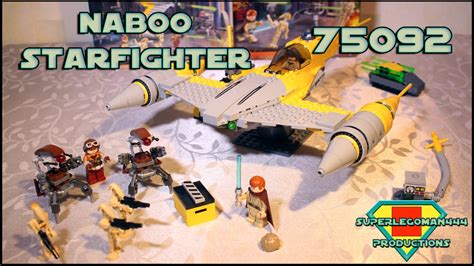 Lego Star Wars 75092 Naboo Starfighter Review - YouTube