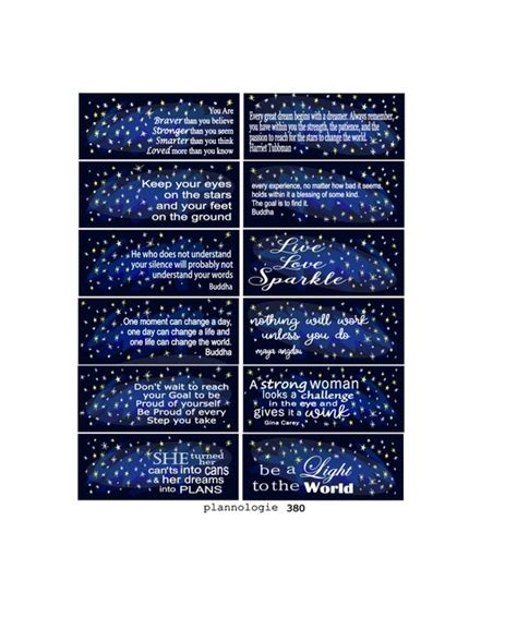 Reach for the Stars Motivational Quotes Stickers for Your - Etsy