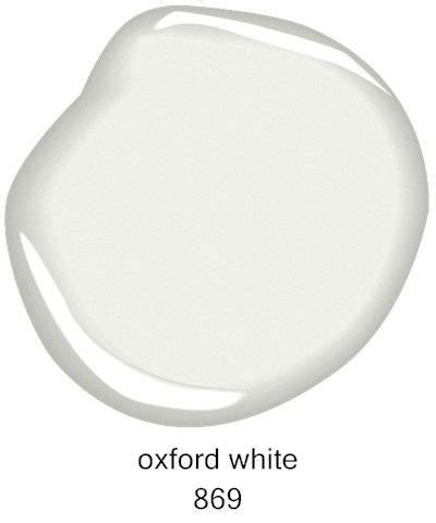 Benjamin Moore Paint Color Oxford White | What Is Paintcolor Ideas