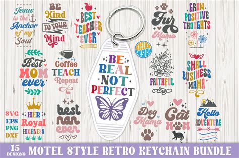 Motel Keychain Template SVG Motel Keychain Template SVG: A ...