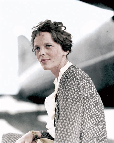 Color Photo Of Amelia Earhart - Christopher Myersa's Coloring Pages