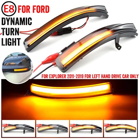 Car Accessories for Ford Explorer 2011 2019 Dynamic Turn Signal Lights ...