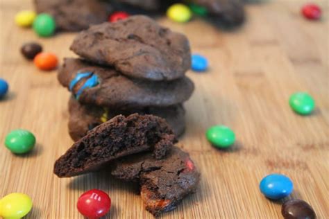 Easy Chocolate Candy Cookies - 2 Cookin Mamas